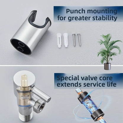Stainless Steel Handheld Bidet Spray Set