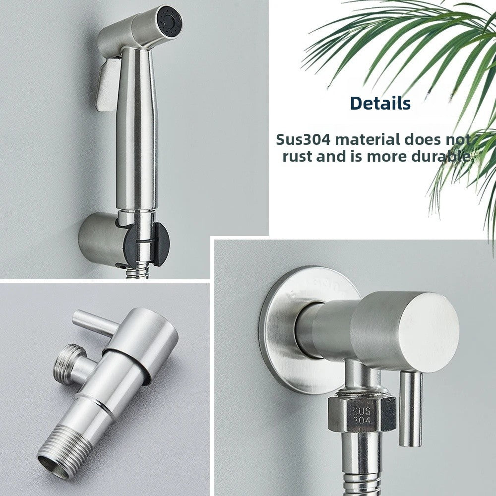Stainless Steel Handheld Bidet Spray Set
