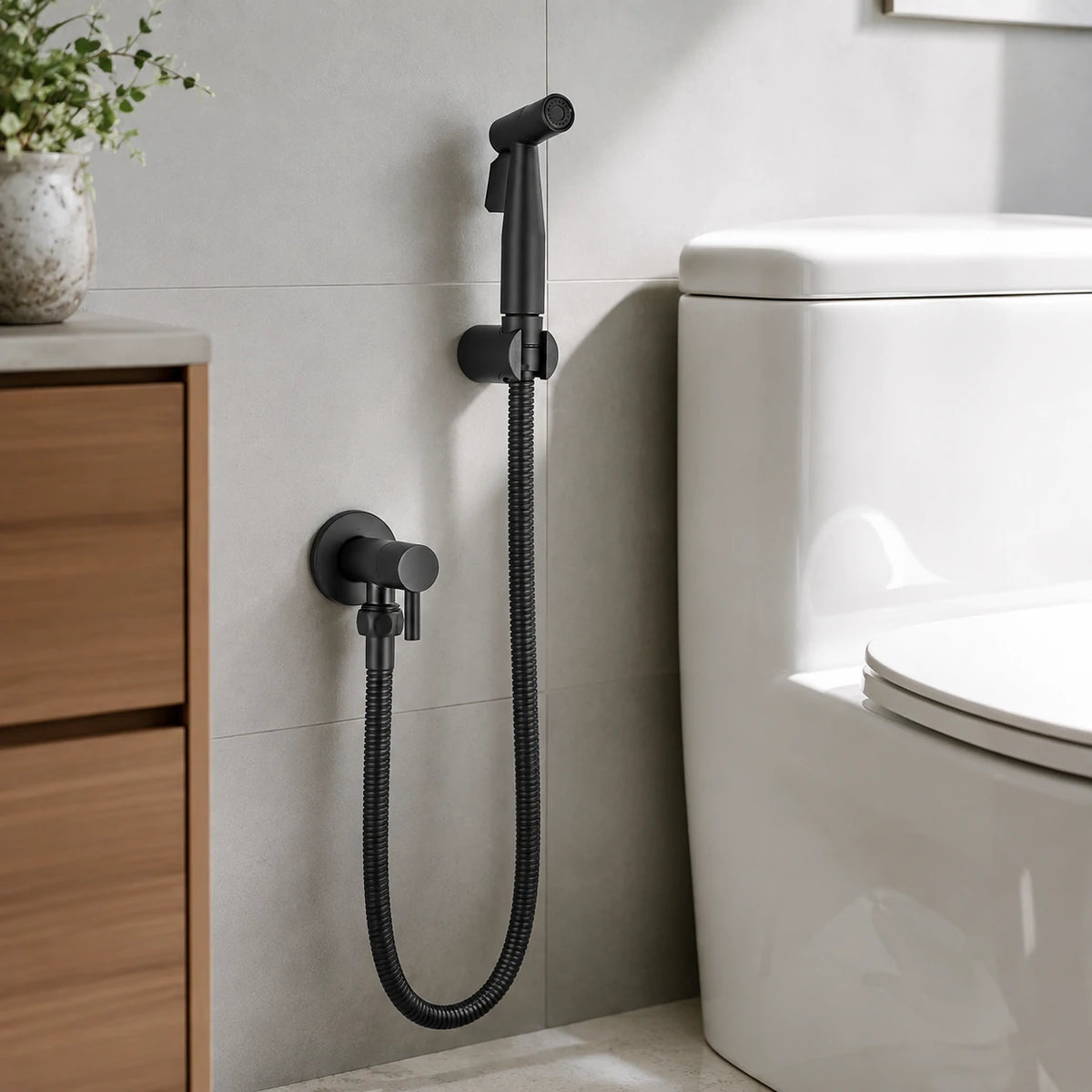 Stainless Steel Handheld Bidet Spray Set