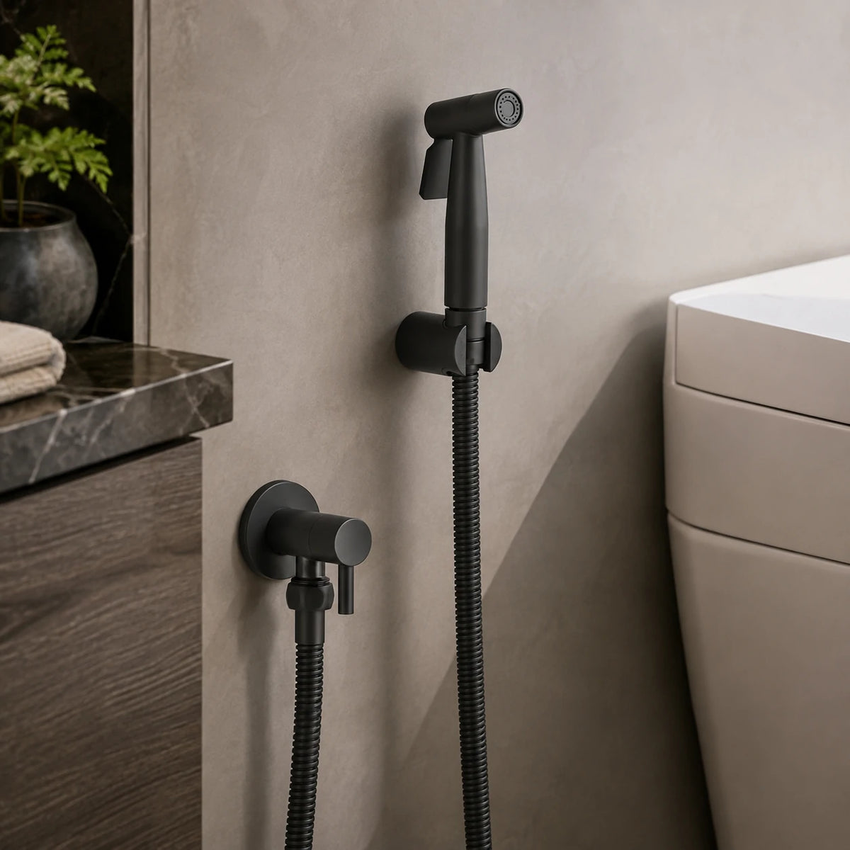 Stainless Steel Handheld Bidet Spray Set